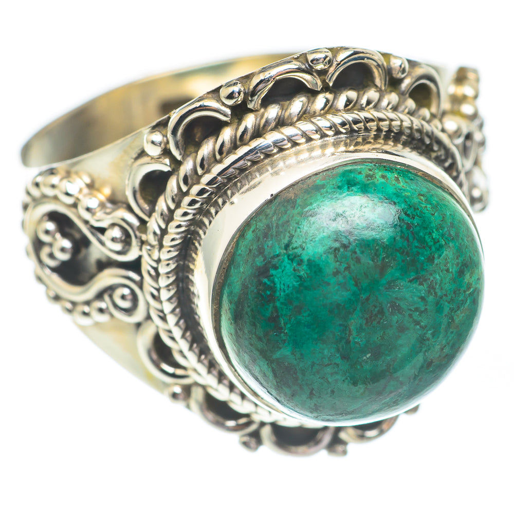 Chrysocolla Rings handcrafted by Anasilvercos - RING67391