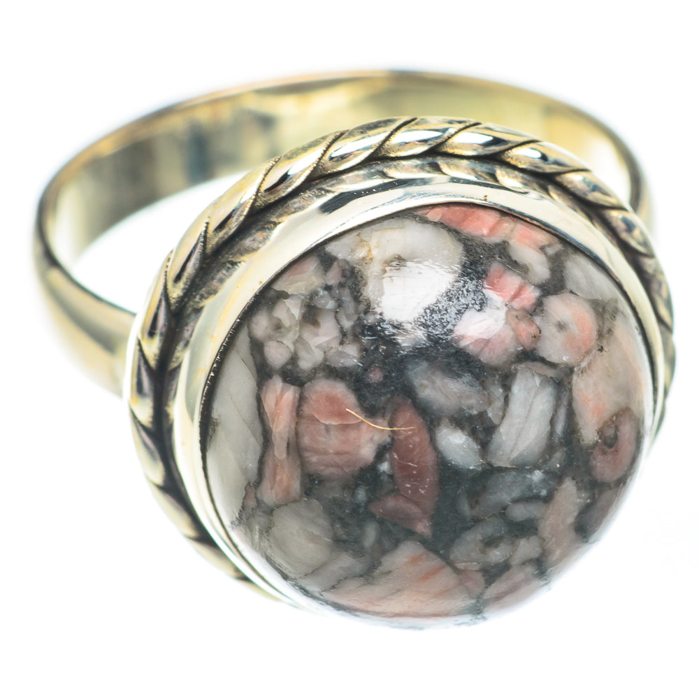 Crinoid Fossil Rings handcrafted by Anasilvercos - RING67393