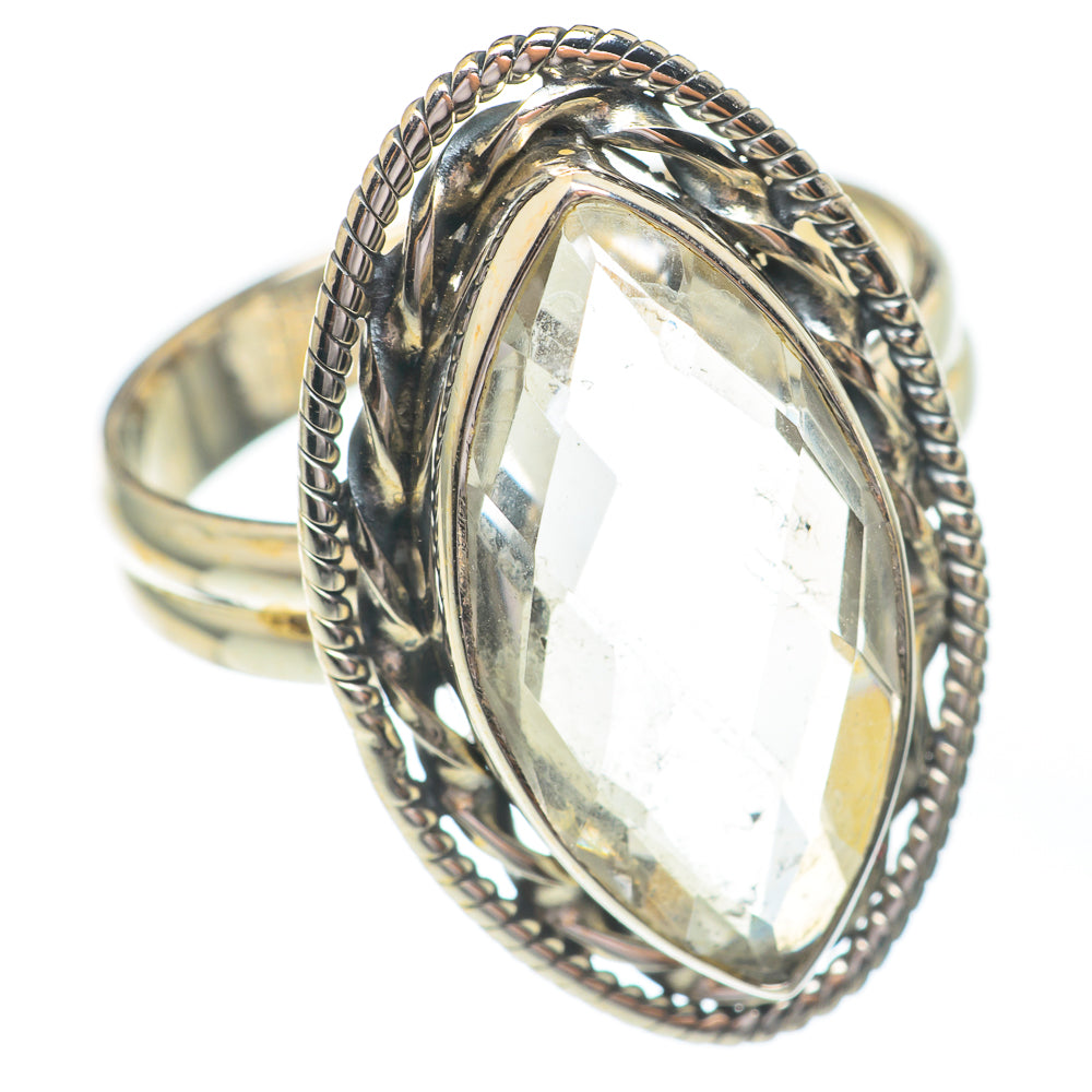 White Quartz Rings handcrafted by Anasilvercos - RING67404