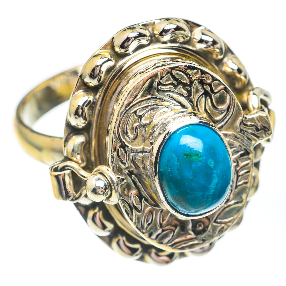 Chrysocolla Rings handcrafted by Anasilvercos - RING67408