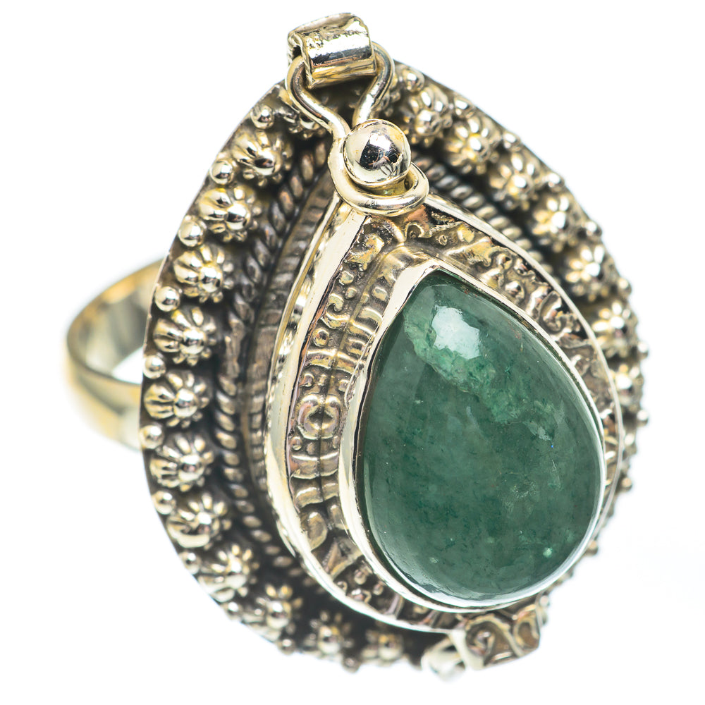 Green Aventurine Rings handcrafted by Anasilvercos - RING67413