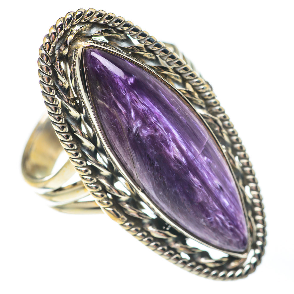 Charoite Rings handcrafted by Anasilvercos - RING67425