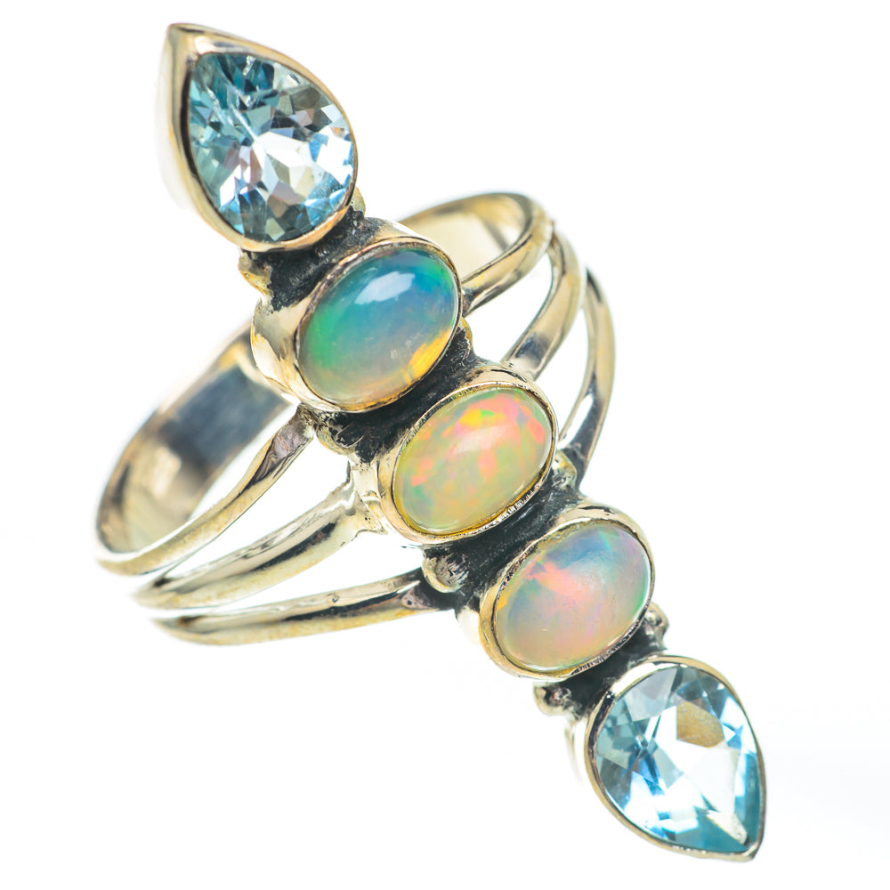 Ethiopian Opal Rings handcrafted by Anasilvercos - RING67437