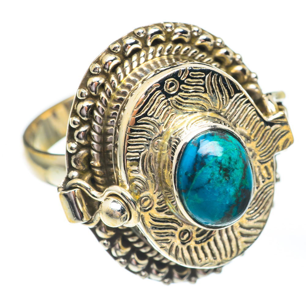 Chrysocolla Rings handcrafted by Anasilvercos - RING67443