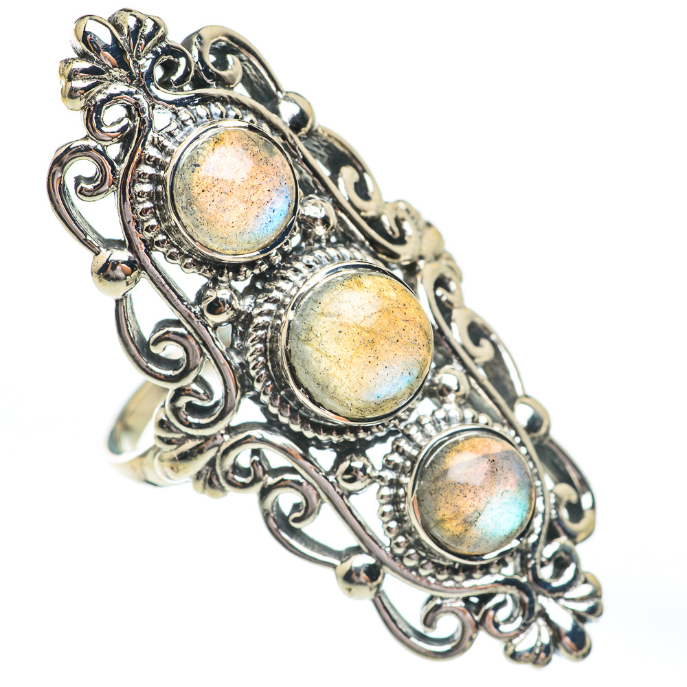 Labradorite Rings handcrafted by Anasilvercos - RING67446
