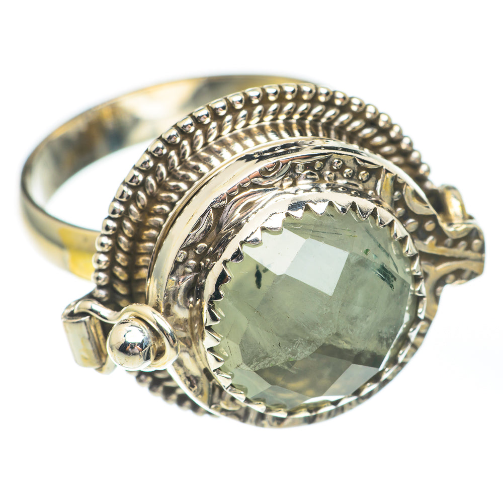 Prehnite Rings handcrafted by Anasilvercos - RING67449