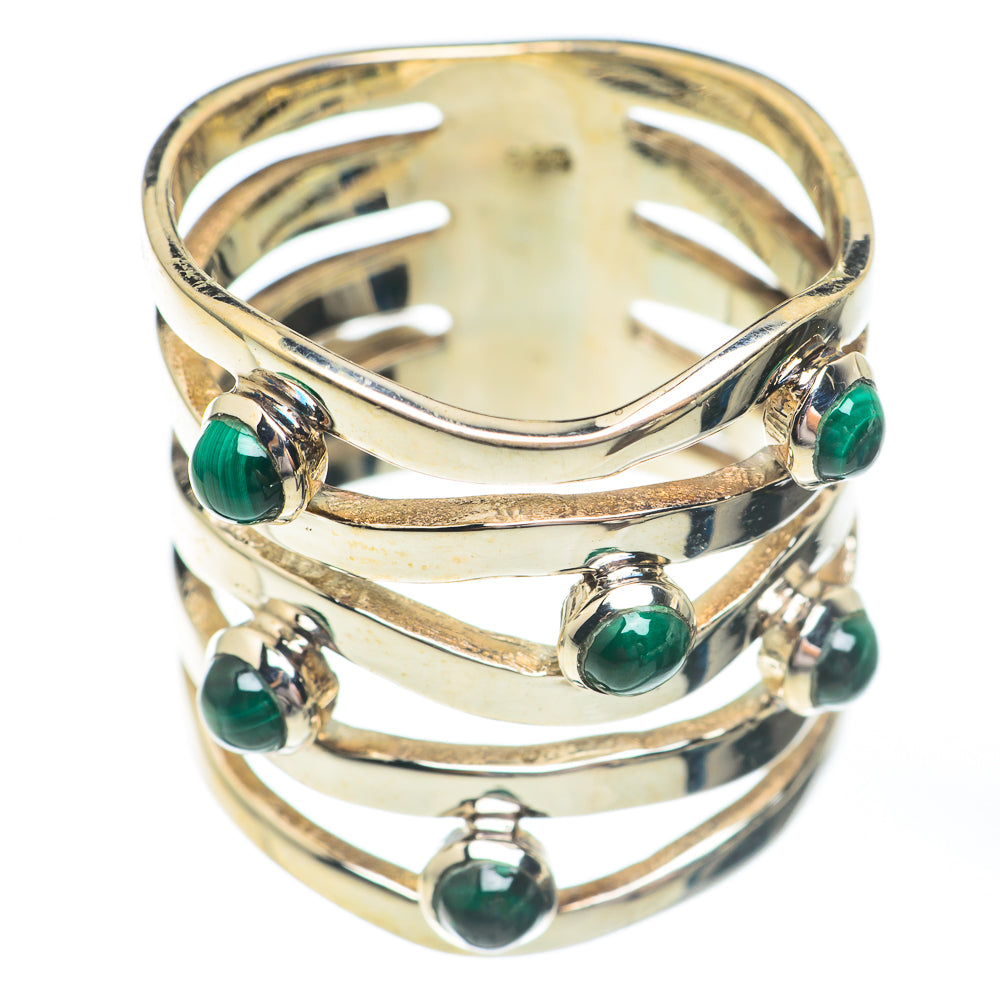 Malachite Rings handcrafted by Anasilvercos - RING67451