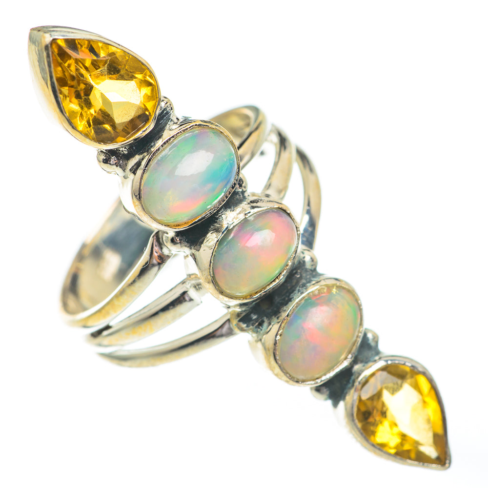 Ethiopian Opal Rings handcrafted by Anasilvercos - RING67458