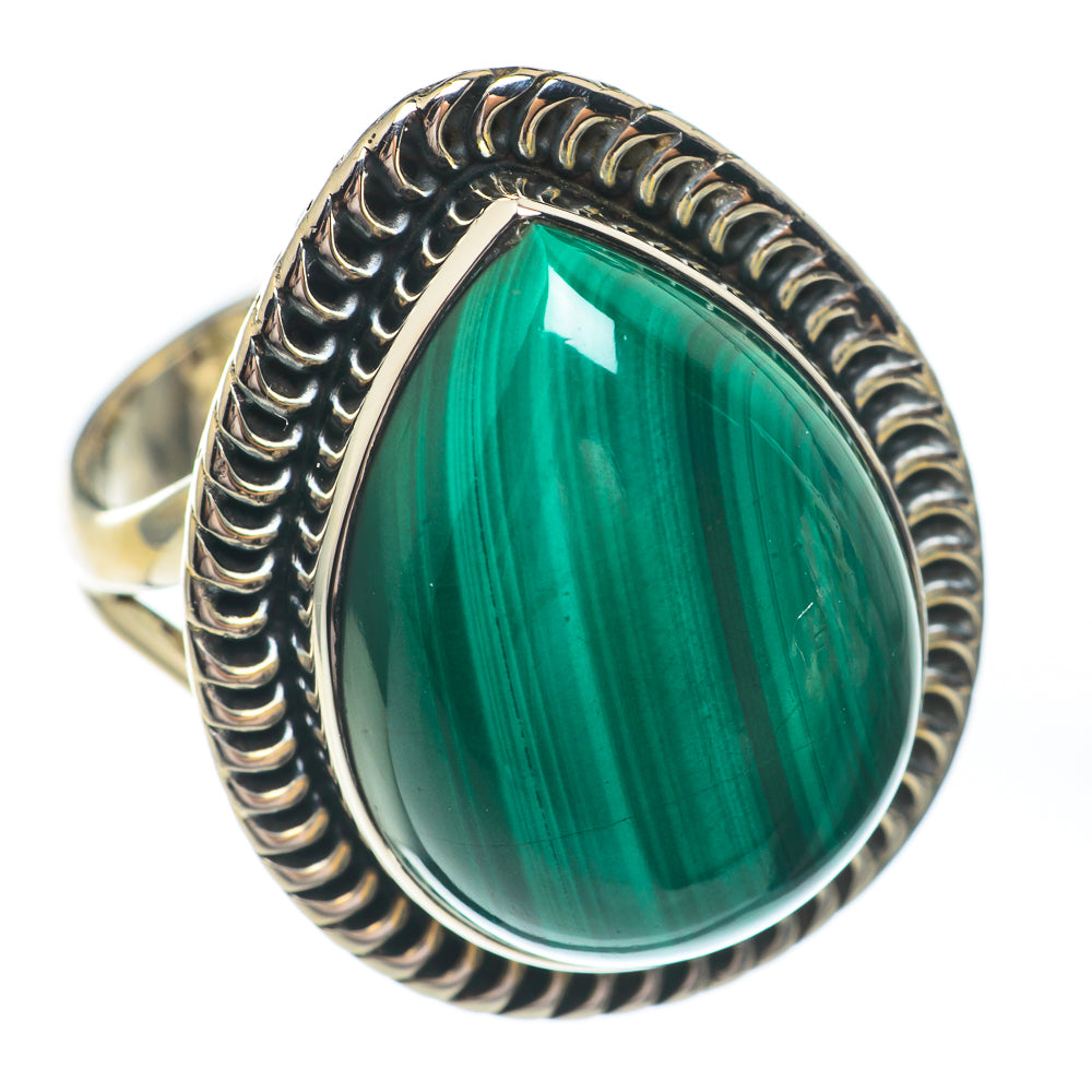 Malachite Rings handcrafted by Anasilvercos - RING67468