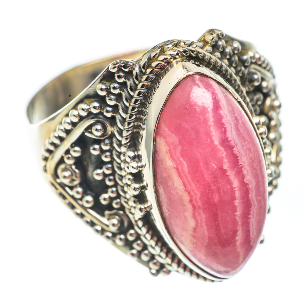 Rhodochrosite Rings handcrafted by Anasilvercos - RING67473
