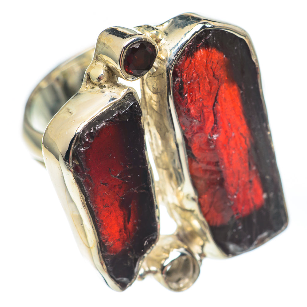 Garnet Rings handcrafted by Anasilvercos - RING67477