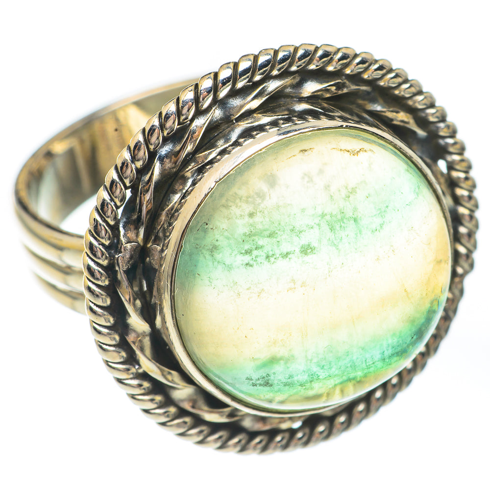 Green Fluorite Rings handcrafted by Anasilvercos - RING67487