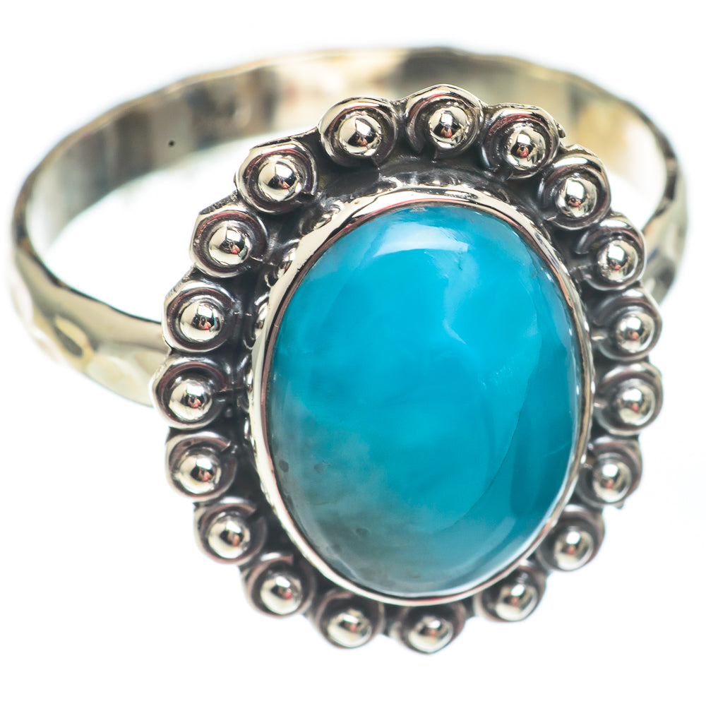 Larimar Rings handcrafted by Anasilvercos - RING67495