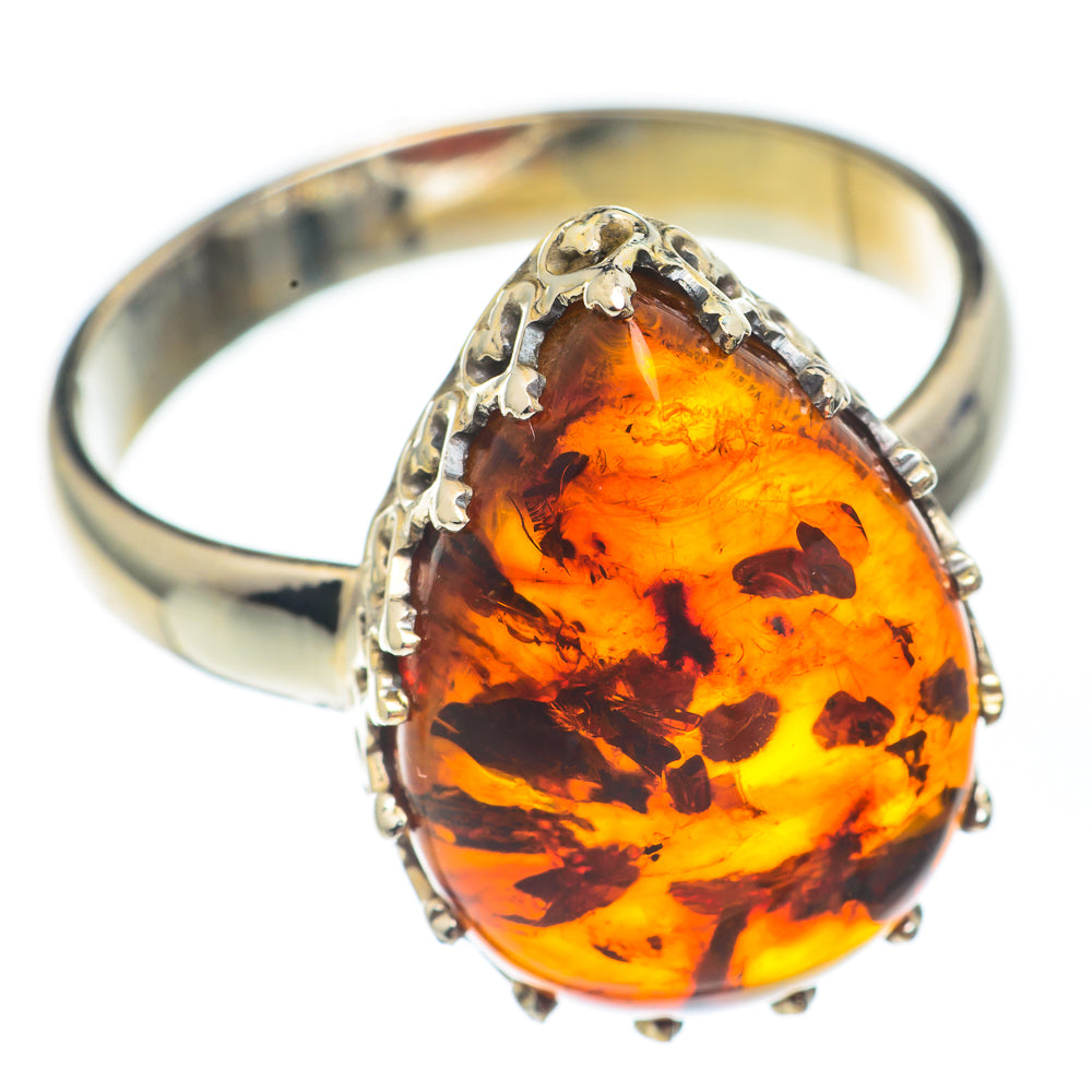 Baltic Amber Rings handcrafted by Anasilvercos - RING67502