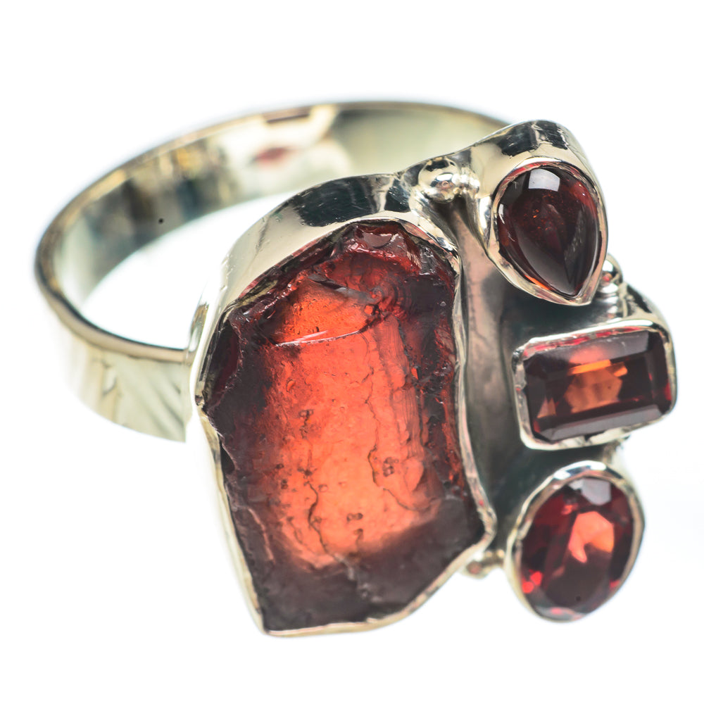 Garnet Rings handcrafted by Anasilvercos - RING67507