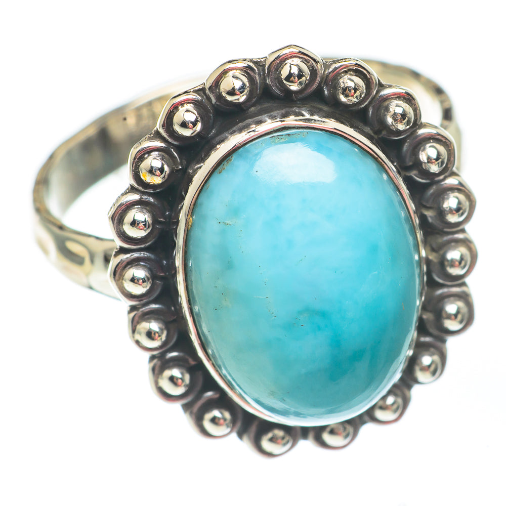 Larimar Rings handcrafted by Anasilvercos - RING67545
