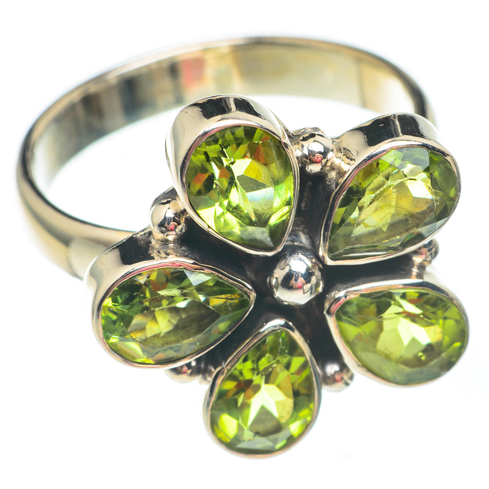 Peridot Rings handcrafted by Anasilvercos - RING67550