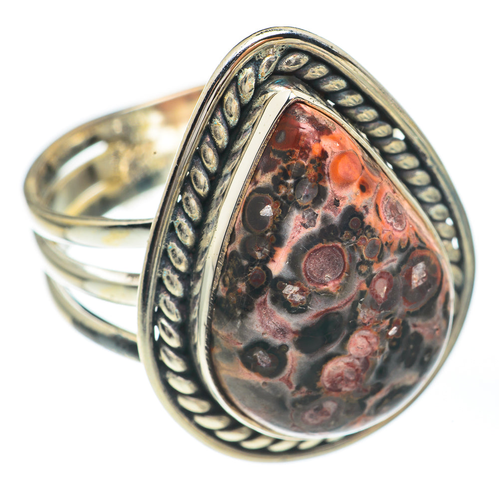 Poppy Jasper Rings handcrafted by Anasilvercos - RING67554