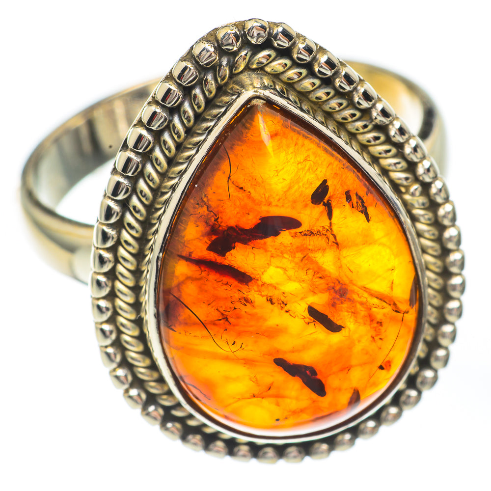 Baltic Amber Rings handcrafted by Anasilvercos - RING67556
