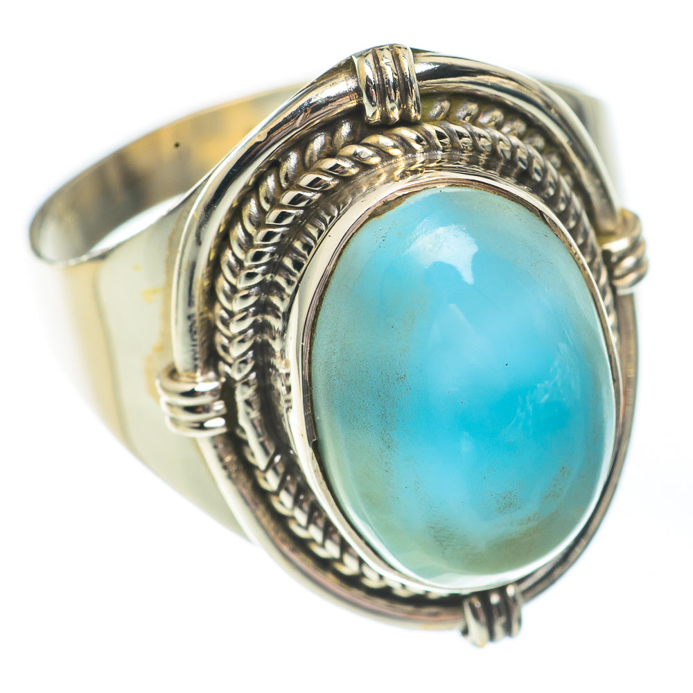 Larimar Rings handcrafted by Anasilvercos - RING67573