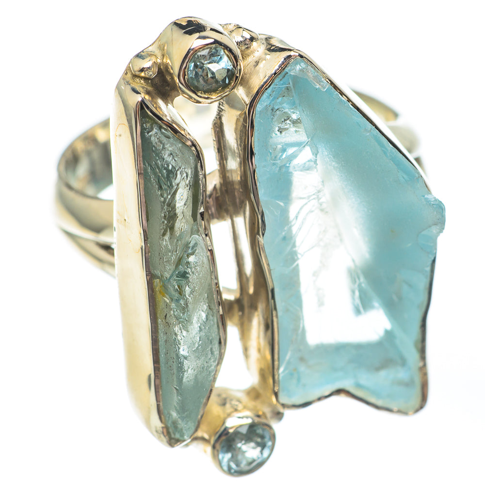 Aquamarine Rings handcrafted by Anasilvercos - RING67574