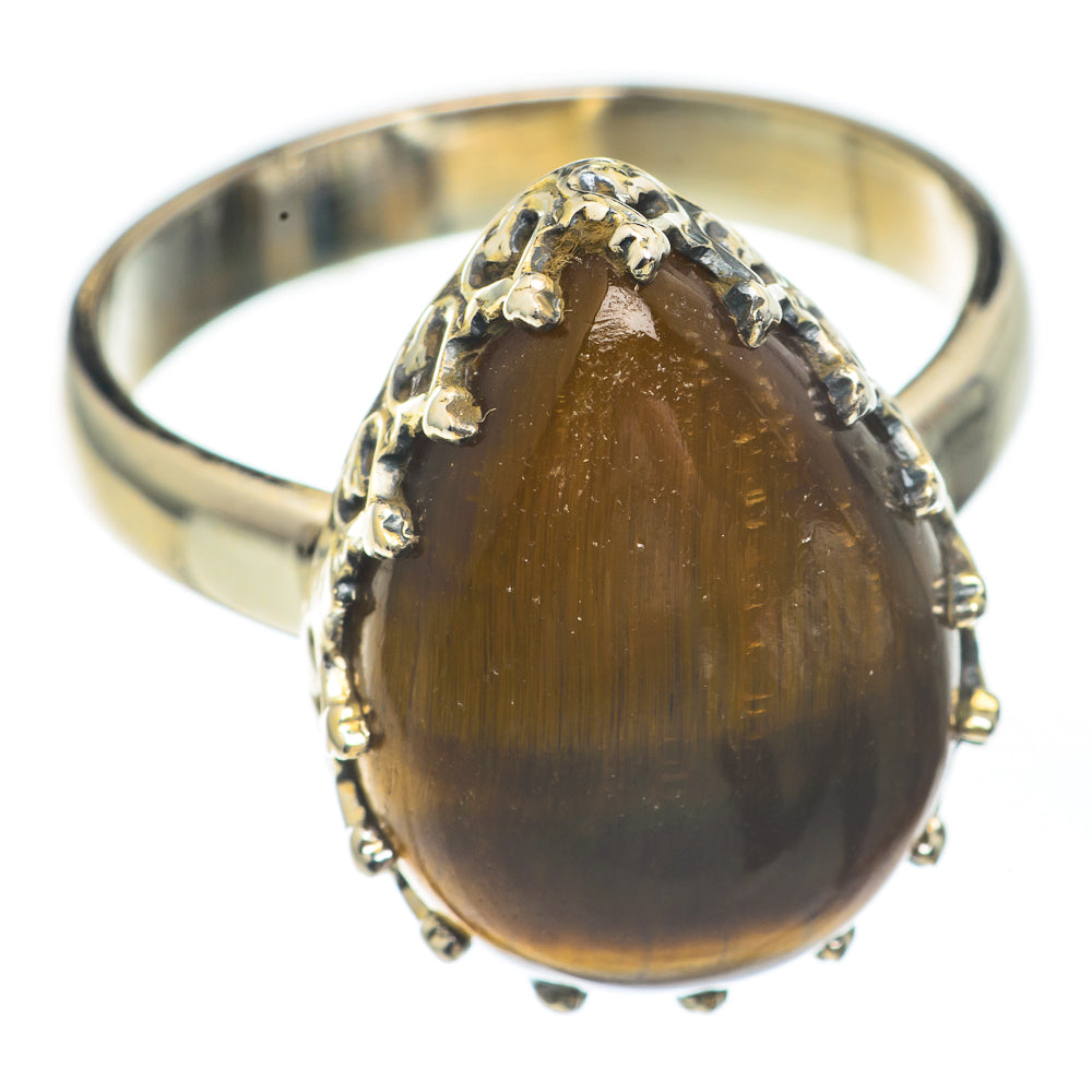Tiger Eye Rings handcrafted by Anasilvercos - RING67581