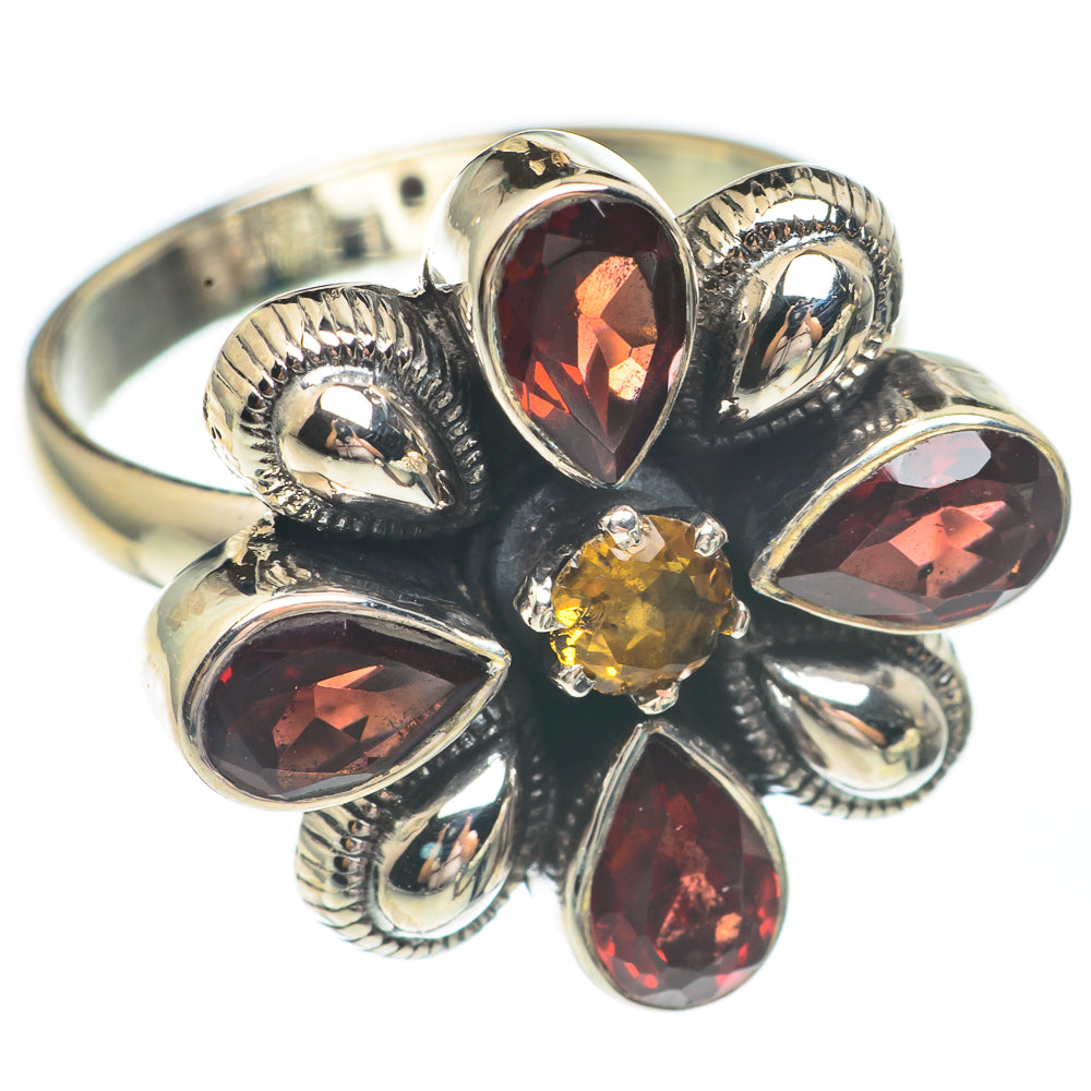 Garnet Rings handcrafted by Anasilvercos - RING67585