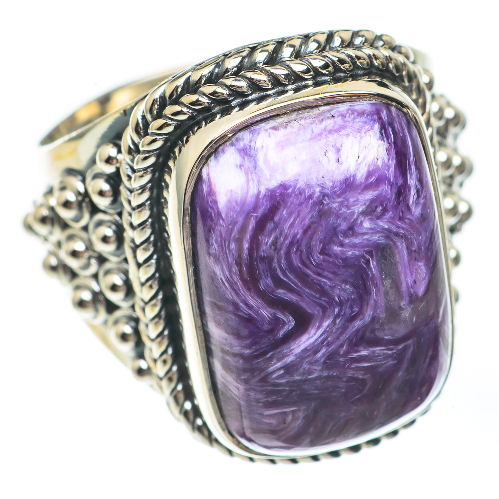 Charoite Rings handcrafted by Anasilvercos - RING67588