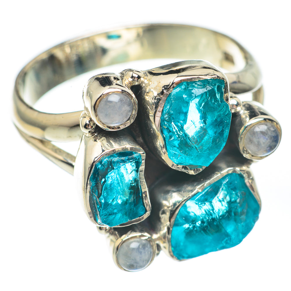 Blue Fluorite Rings handcrafted by Anasilvercos - RING67596