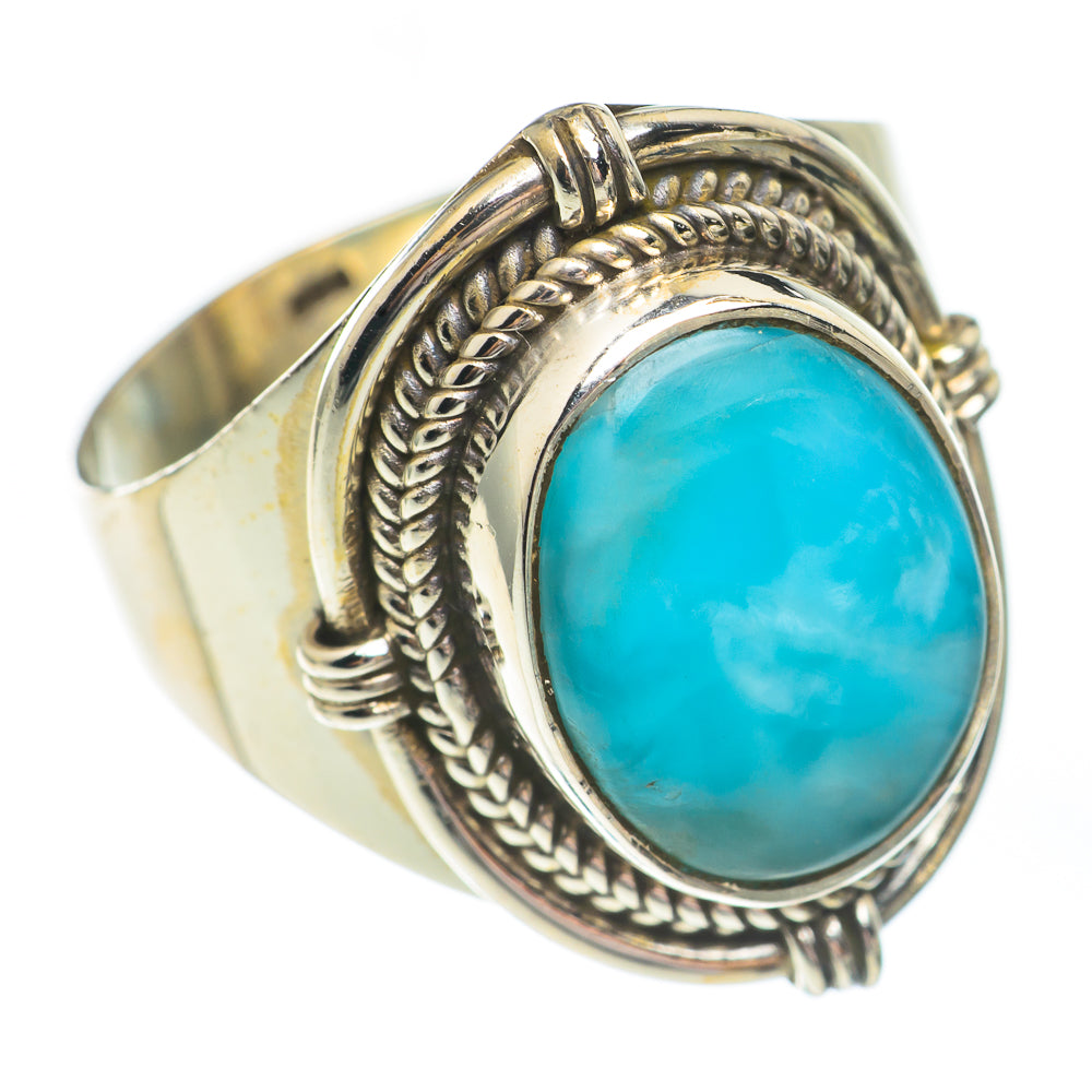 Larimar Rings handcrafted by Anasilvercos - RING67597