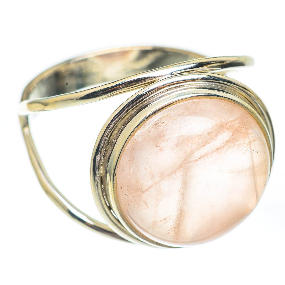 Rose Quartz Rings handcrafted by Anasilvercos - RING67608
