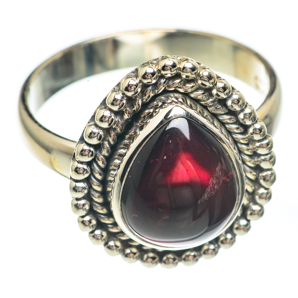 Garnet Rings handcrafted by Anasilvercos - RING67610
