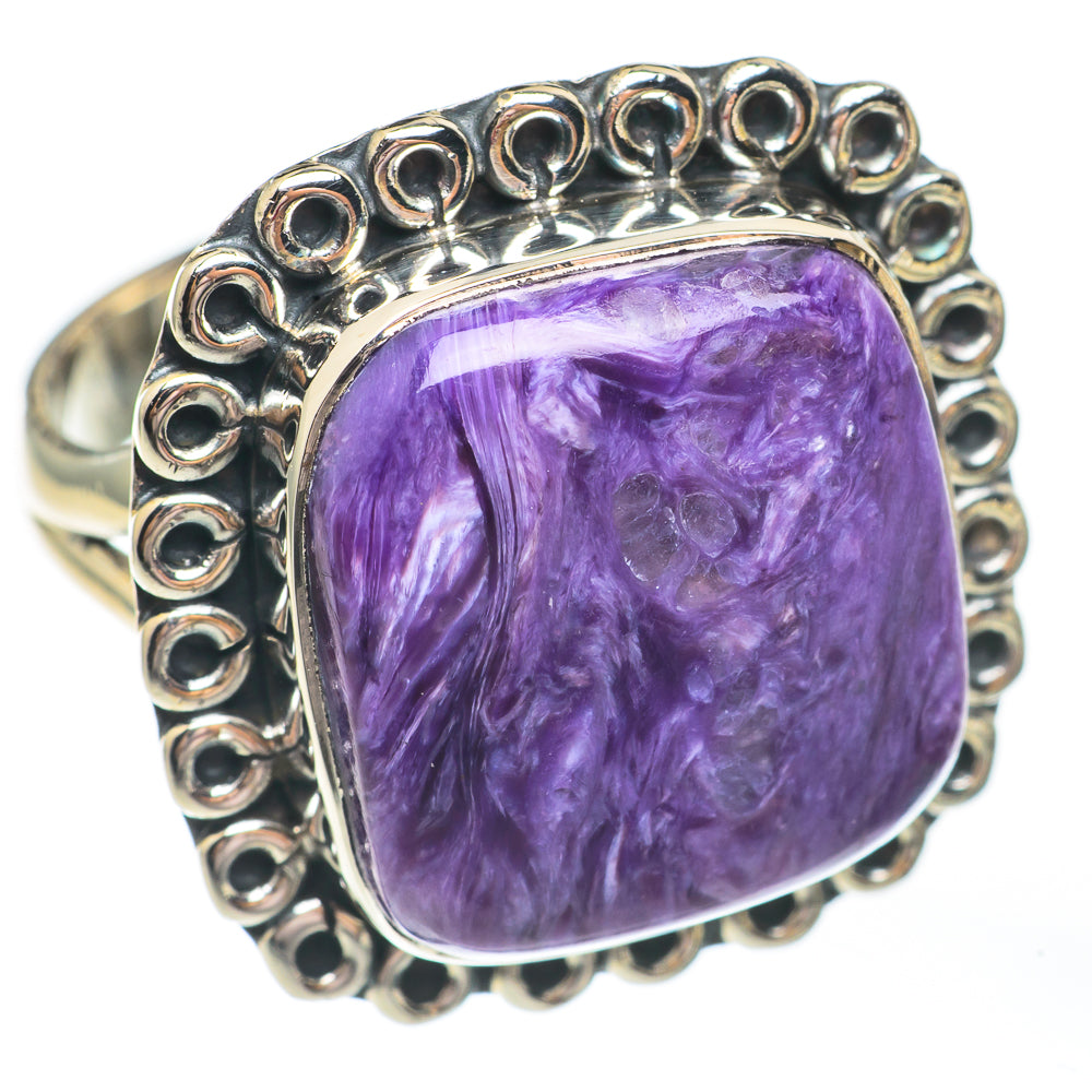 Charoite Rings handcrafted by Anasilvercos - RING67613