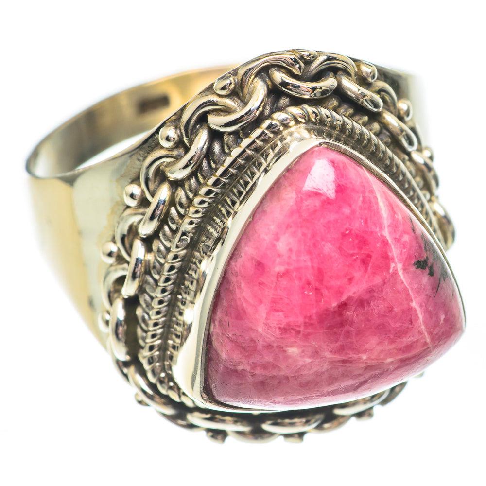 Rhodonite Rings handcrafted by Anasilvercos - RING67632