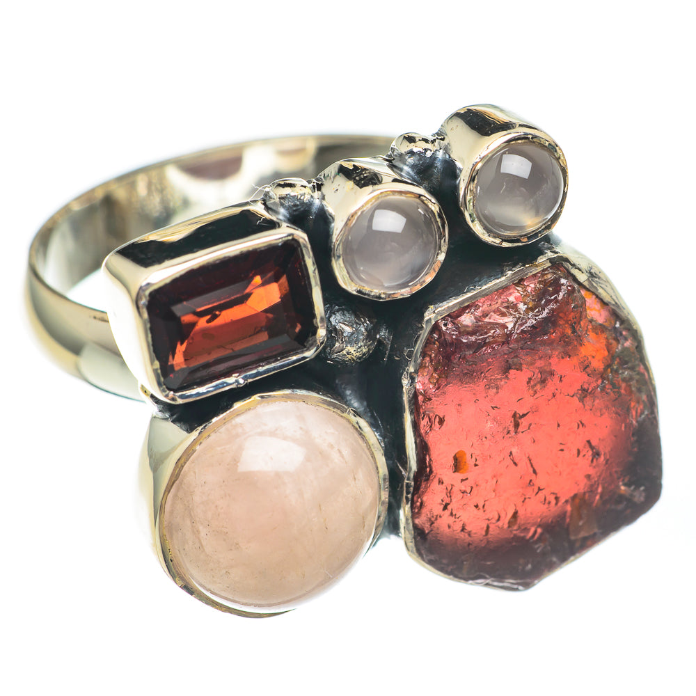 Garnet Rings handcrafted by Anasilvercos - RING67635