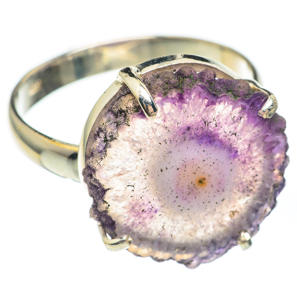 Amethyst Stalactite Rings handcrafted by Anasilvercos - RING67638