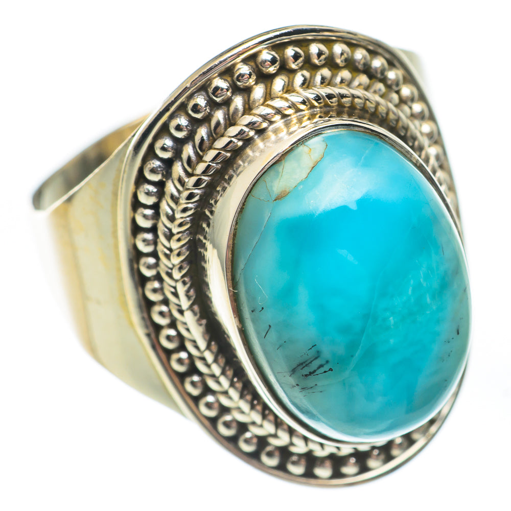 Larimar Rings handcrafted by Anasilvercos - RING67646