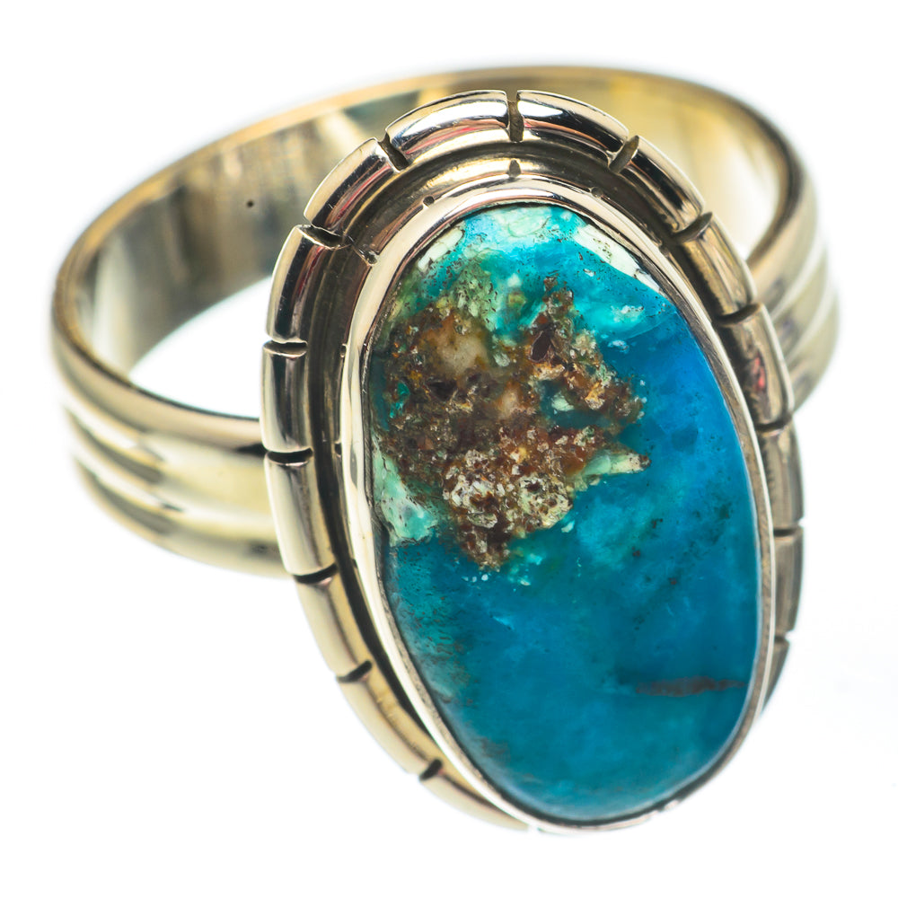Chrysocolla Rings handcrafted by Anasilvercos - RING67649