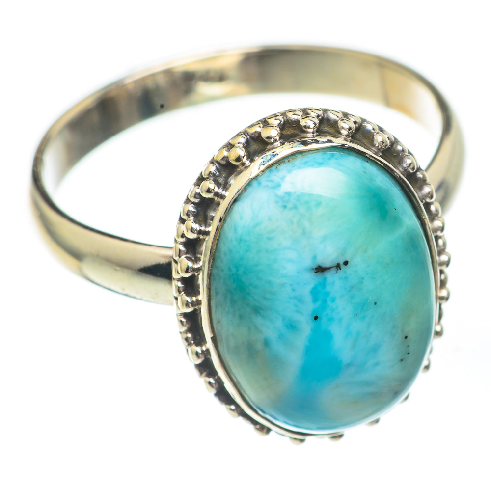 Larimar Rings handcrafted by Anasilvercos - RING67651