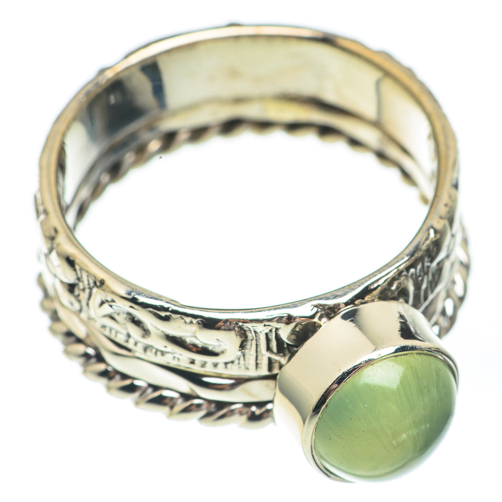 Prehnite Rings handcrafted by Anasilvercos - RING67653