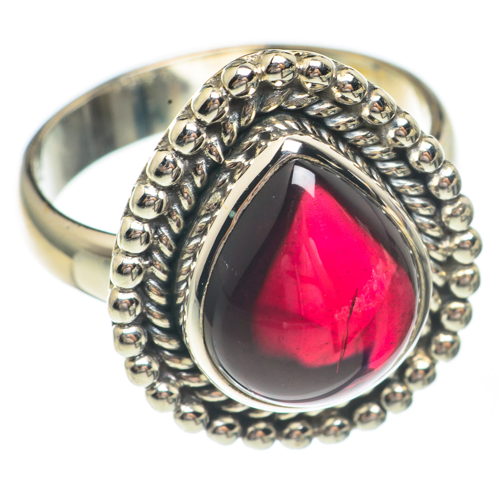 Garnet Rings handcrafted by Anasilvercos - RING67662