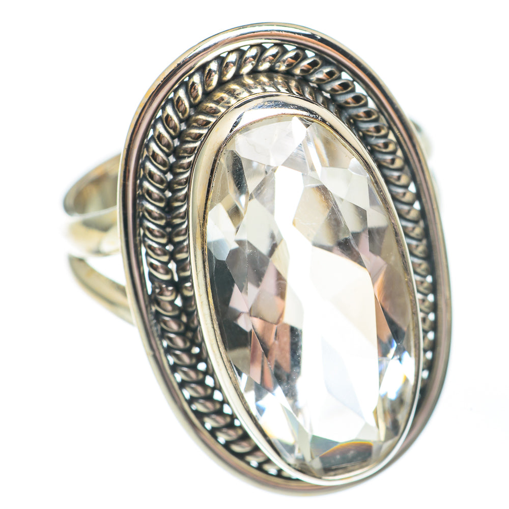 White Quartz Rings handcrafted by Anasilvercos - RING67669