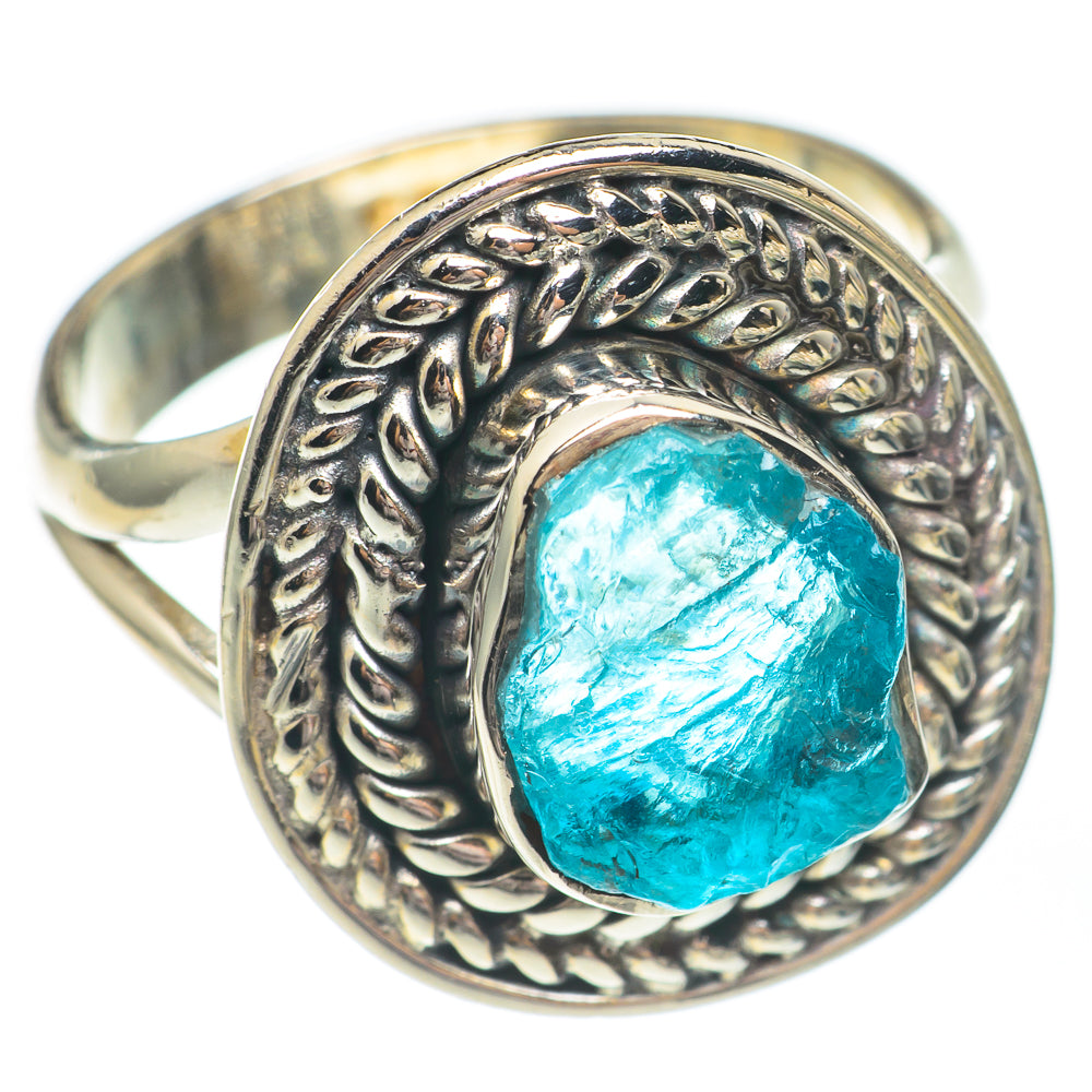 Blue Fluorite Rings handcrafted by Anasilvercos - RING67677