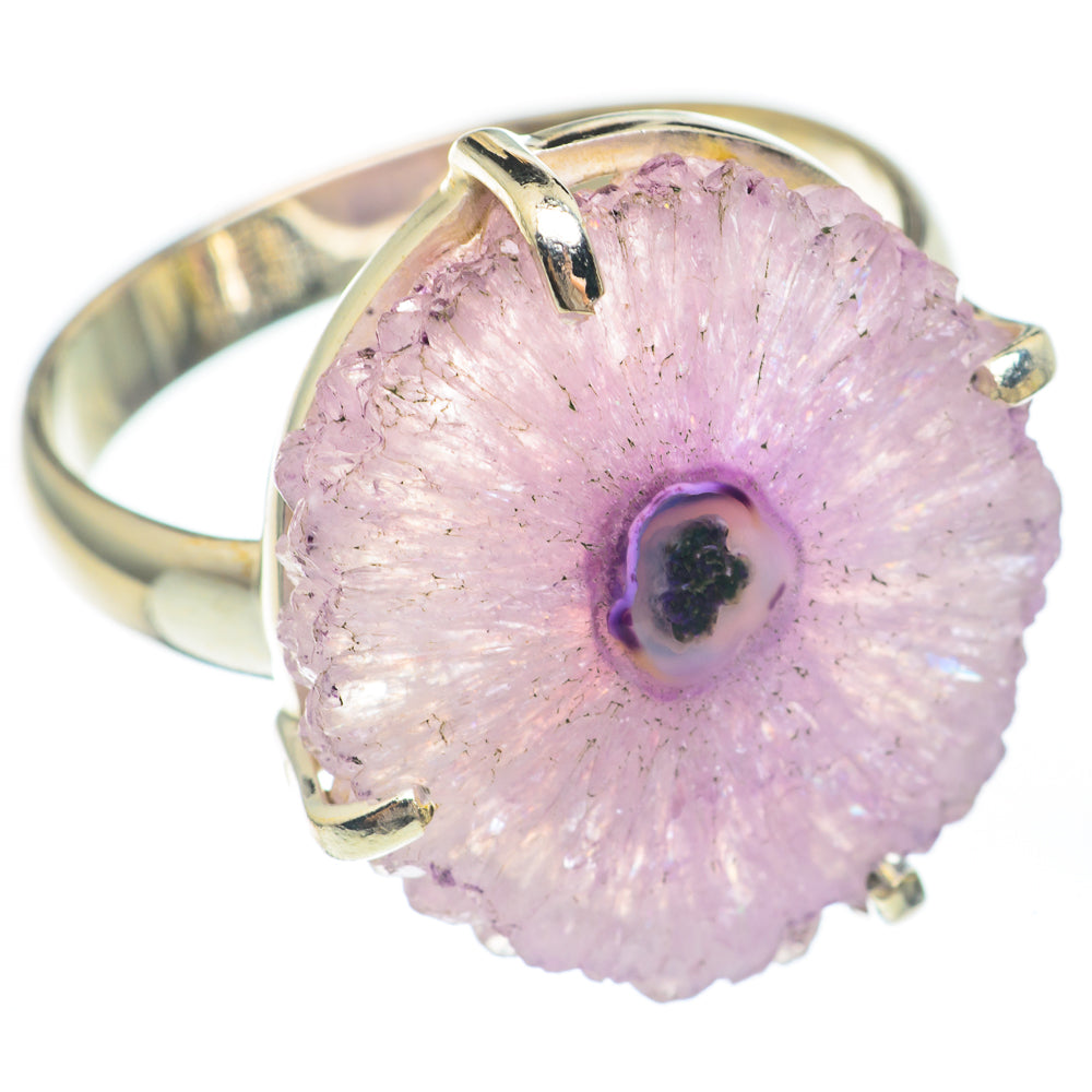 Amethyst Stalactite Rings handcrafted by Anasilvercos - RING67690