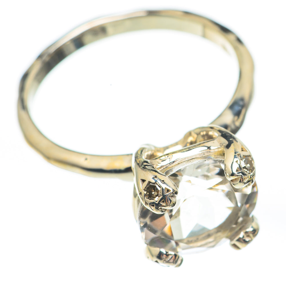 White Quartz Rings handcrafted by Anasilvercos - RING67695