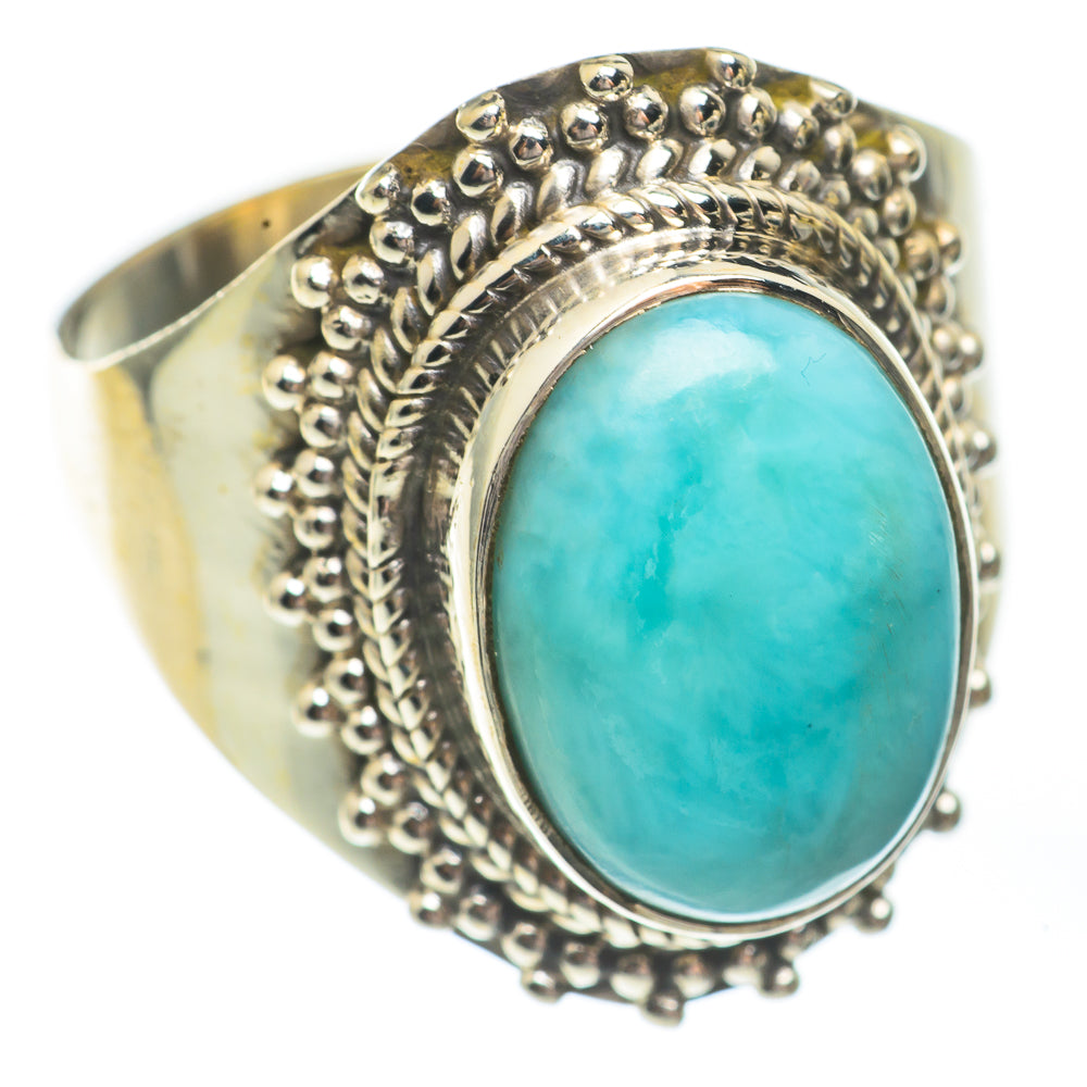Larimar Rings handcrafted by Anasilvercos - RING67700