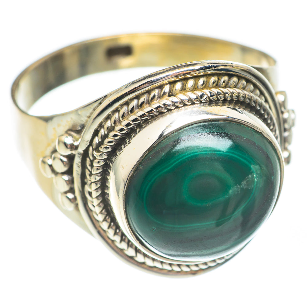 Malachite Rings handcrafted by Anasilvercos - RING67702