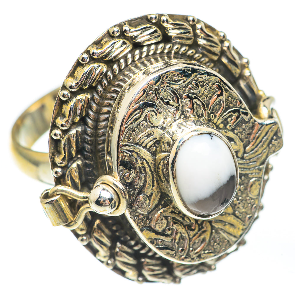 Dendritic Opal Rings handcrafted by Anasilvercos - RING67717