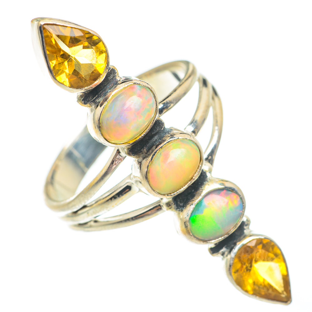Ethiopian Opal Rings handcrafted by Anasilvercos - RING67725