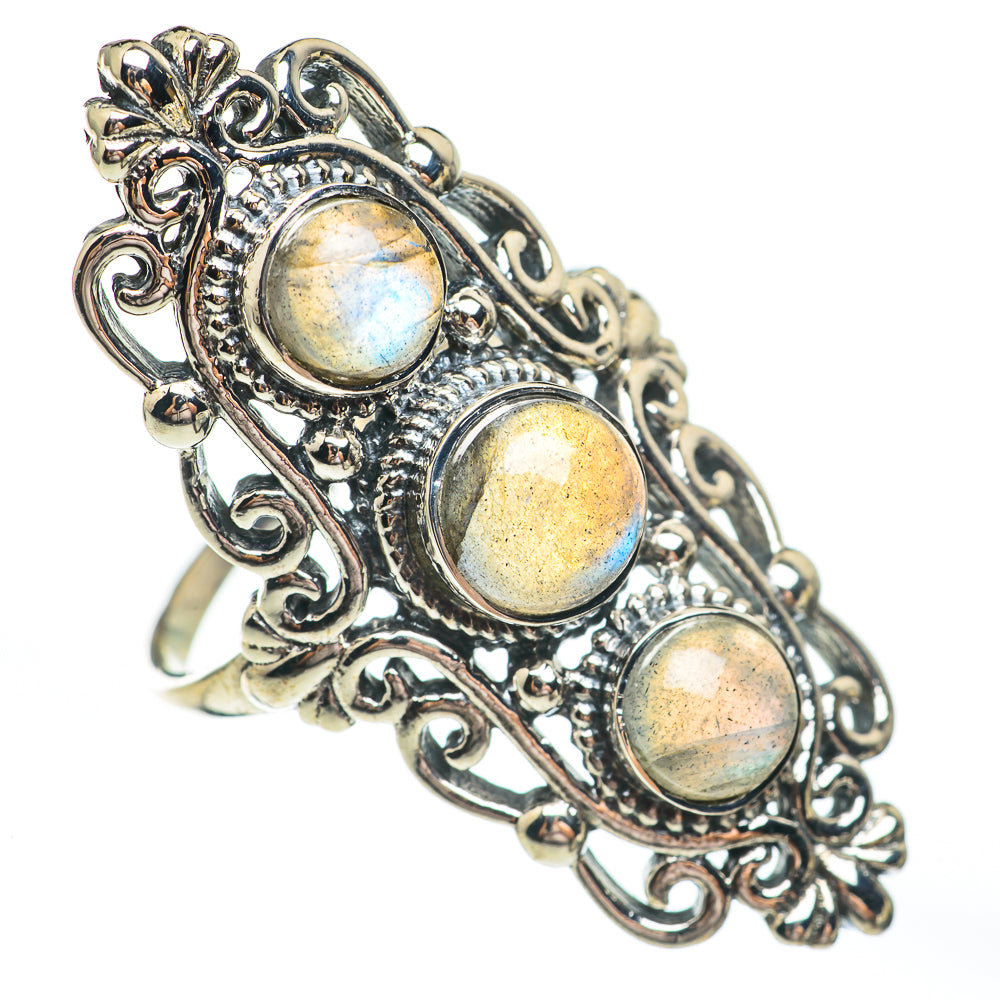 Labradorite Rings handcrafted by Anasilvercos - RING67729